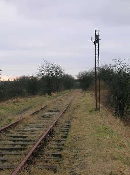 The old Distant Signal for Giffen Station at Barrmill